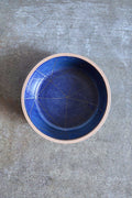 Scored Constellation Bowl, Indigo on Natural Clay