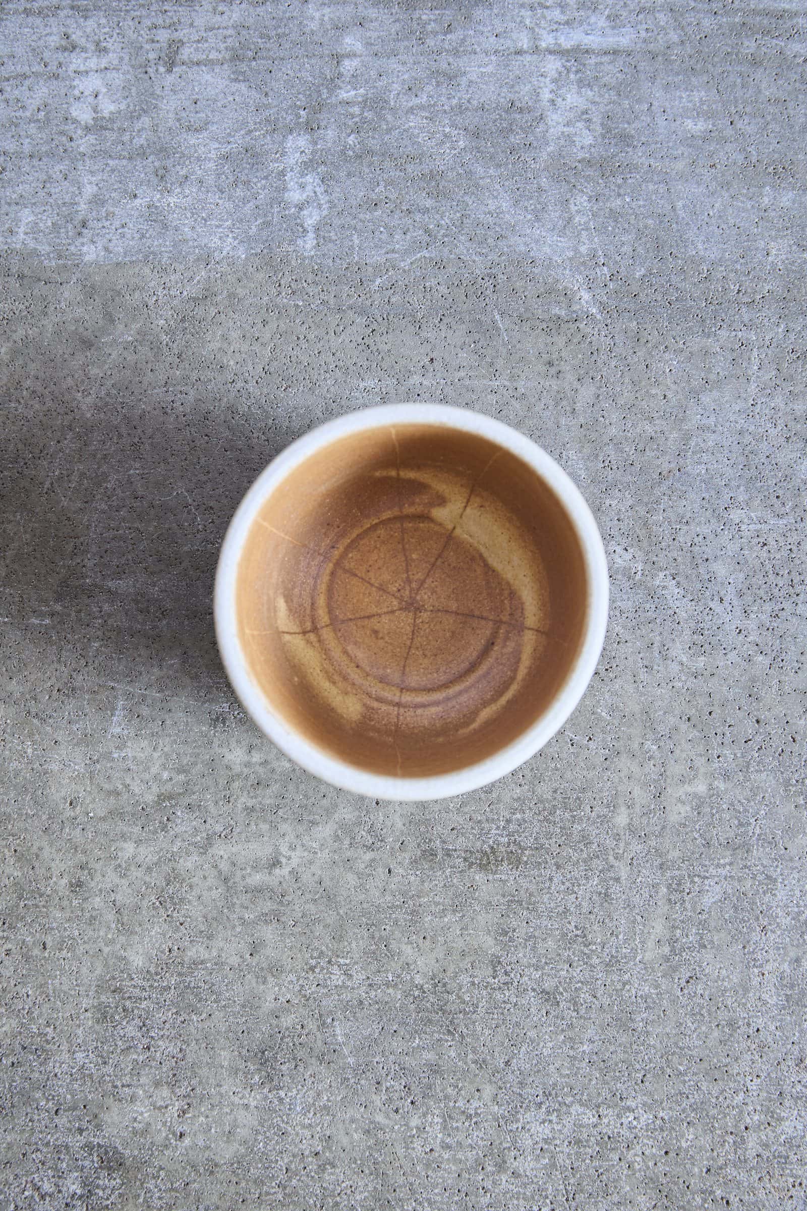 Scored Constellation Bowl, Yellow on White Clay