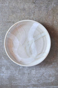 Curves Curves Plate, White Curves on White Clay